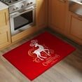 thumbnail image 2 of Merry Christmas Area&nbsp;Rug 2x3ft Abstract Red Reindeer Winter Animal Modern Non-Slip&nbsp;Washable Square&nbsp;Rugs Soft Felt Indoor Floor Mat for Bedroom Kitchen Living Room Bathroom, 2 of 9