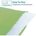thumbnail image 3 of Body Pillow Cover, Pillowcase, 100% Brushed Microfiber, Soft and Cozy, Envelope Closure, for Adults Pregnant Women, 20" x 54", Sage Green, 3 of 6