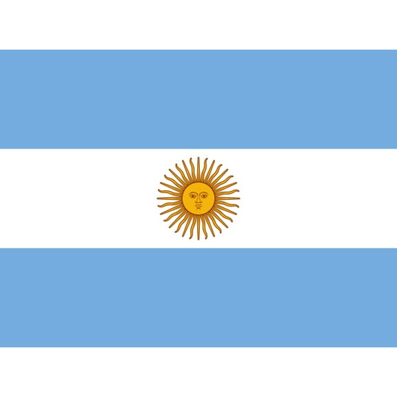 Argentina National Flag Patriotic Vexillology World Flags Country Region Poster Extra Large XL Wall Art Print