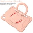 thumbnail image 6 of Dteck Case for iPad 11-inch (A16) 2025/iPad 10th Generation 10.9 inch 2022,Heavy Duty 3-Layer Protection Case Shockproof Hand Grip 360 Rotating Kickstand Hard Cover with Shoulder Strap,Rosegold, 6 of 8