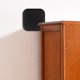 thumbnail image 3 of Tapones Protector de pared Puerta de silicona Perilla de puerta Protector Escudo Negro, 3 of 8