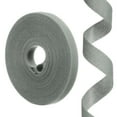 thumbnail image 1 of Uxcell 0.55" x 33ft Cintas de gancho y bucle de doble cara, tiras adhesivas, lazos de cable, organizador, rollo de sujetador, negro, 1 of 6