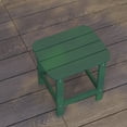 thumbnail image 3 of Merrick Lane Poly Resin Indoor/Outdoor All-Weather Adirondack Side Table in Green, 3 of 12