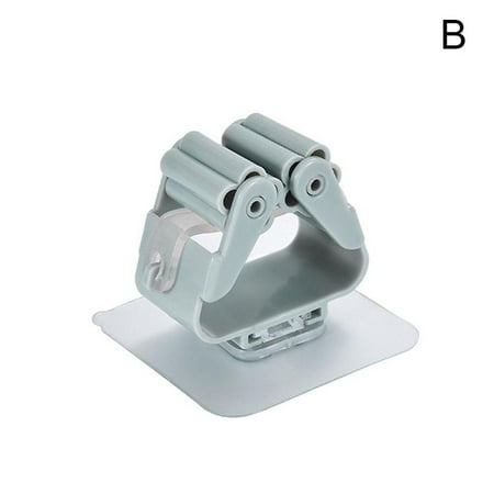

Wall Mounted Mop Rack Brush Broom Holder Hanger Organizer Storage Ship Tool X1W4
