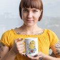 thumbnail image 2 of Hi Chicky, Let's Have Some Spring Tea with a Chick in a Cup Art Merch Gift, White 15oz Ceramic Mug, 2 of 5