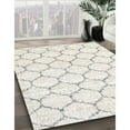 thumbnail image 3 of Ahgly Company Machine Washable Indoor Square Contemporary Pale Silver Gray Area Rugs, 10' Square, 3 of 7