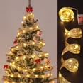 thumbnail image 3 of fastboy Silver Sparkles All Night Christmas Tree Decoration Flicker Lights For Festive Ambiance Reliable Silver warm light 2 meters 20 lights 1Set, 3 of 6
