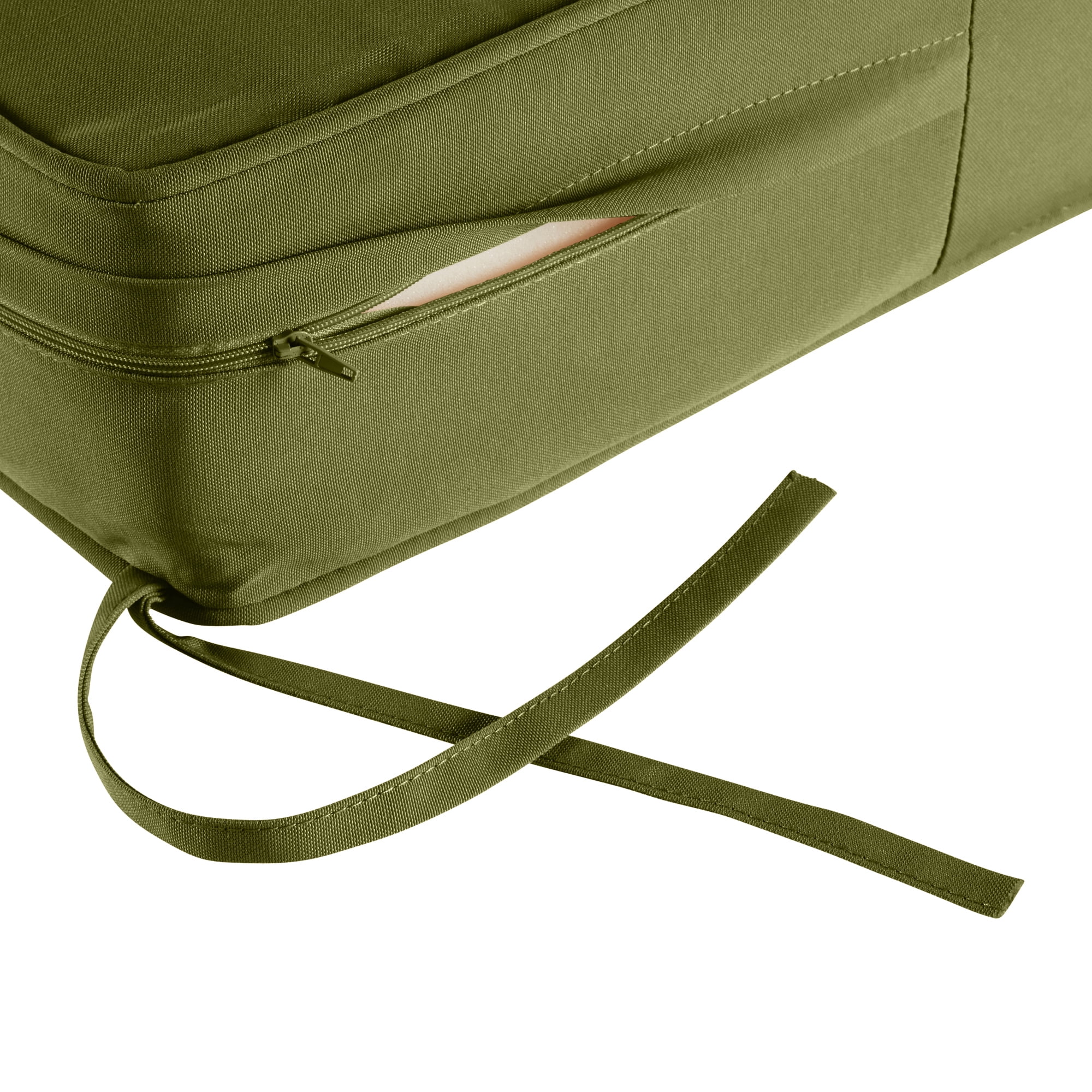 Hunter Green Outdoor 2-pc Deep Seat Cushion Set