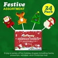 thumbnail image 5 of 4E's Novelty Christmas Lollipops Bulk 24 Pack Assortment - Santa, Reindeer, Snowman Suckers for Kids Holiday Lollipops Parties, 5 of 9