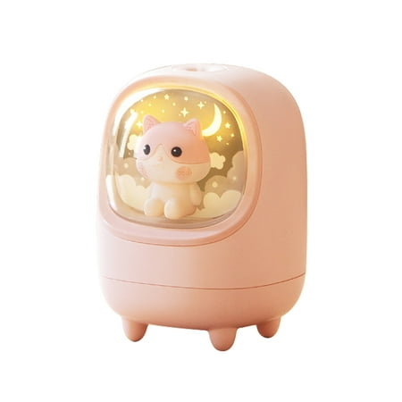 

Space Capsule Cute Pet Cartoon Usb Charging Small Home office Desktop Humidifier In Household Products