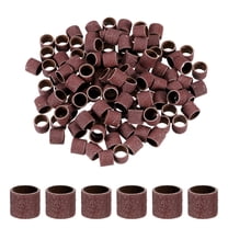 Uxcell 200pcs Sanding Drums 1/2 Inch Grit 120 Sanding Sandpaper Mini Sanding Sleeves for Drum Sander Rotary Tools