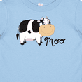 thumbnail image 4 of Inktastic Moo says the cow Boys or Girls Baby T-Shirt, 4 of 5