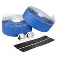 thumbnail image 2 of BCLONG 2PCS Carbon Fiber PU Leather Road Bike Handlebar Tape Anti-Slip Bar Strap Belt, 2 of 9