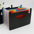 thumbnail image 3 of Visland Colorful A5 Multi-Layer Expanding File Receipt Folder Organizer Pockets Holder, 3 of 8