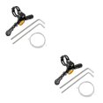 thumbnail image 4 of Eigraketly Elevador de Bicicletas Controlador de Tubería Antioxidante Negro 22.2 MM 2Conjunto, 4 of 6