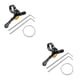thumbnail image 1 of Sonducket Práctico elevador de bicicletas para un fácil ajuste del asiento Controlador de tubería duradero y liviano Antióxido negro 22.2 MM 2Conjunto, 1 of 6