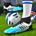 thumbnail image 4 of Zapatos de fútbol de alta calidad para hombre, botas de fútbol con punta antideslizante, suelas chapadas en oro, zapatos de entrenamiento profesionales para adultos, zapatillas de deporte para exterio, 4 of 5