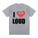 thumbnail image 1 of Camiseta de manga corta con el mismo estilo "Jefe Keef I Love Loud", estilo hip hop, informal, de gran tamaño, unisex, 1 of 6