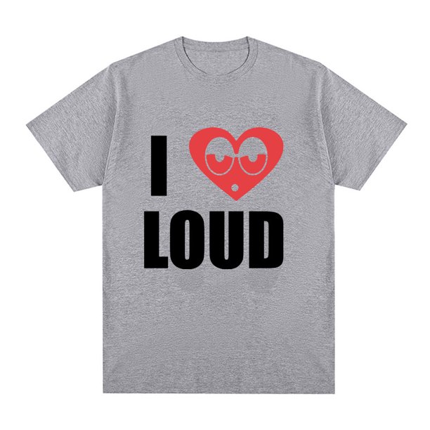 Camiseta de manga corta con el mismo estilo "Jefe Keef I Love Loud", estilo hip hop, informal, de gran tamaño, unisex
