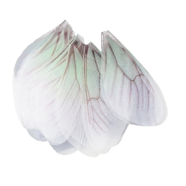 10 colgantes de alas de libélula para mujer, aretes colgantes para el cabello Verde
