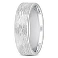thumbnail image 3 of Everly Men's 14k White Gold Wedding Ring, 3 of 8