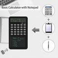 thumbnail image 2 of Calculadora BáSica con Bloc de Notas Calculadora de Escritorio con Pantalla de 12 DíGitos y Tableta de Escritura Calculadora PortáTil, 2 of 5