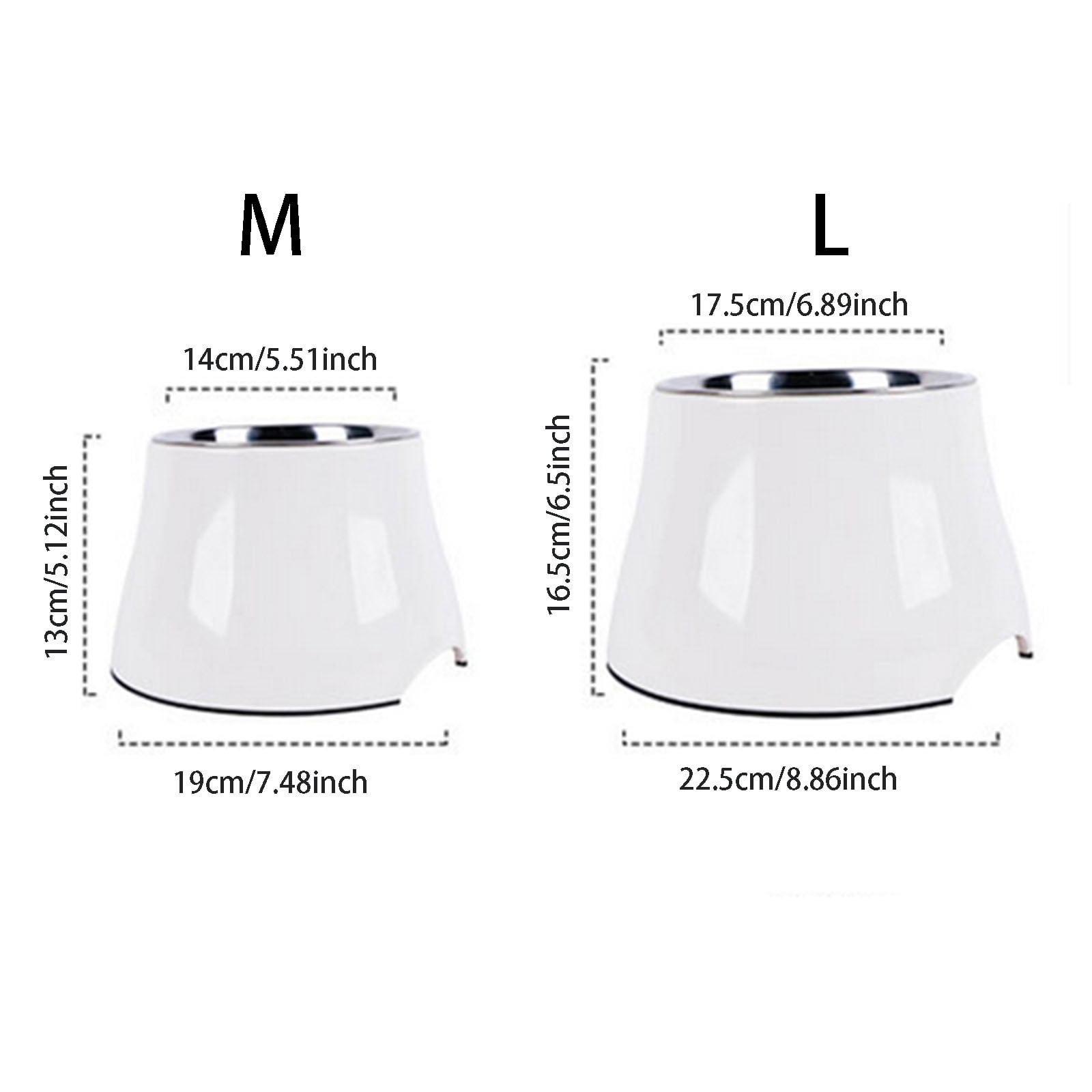 Pet Supplies Stainless Steel Elevated Bowl for Cats and Dogs Durable Raised Feeder Dish Designed for Optimal Comfort and Easy