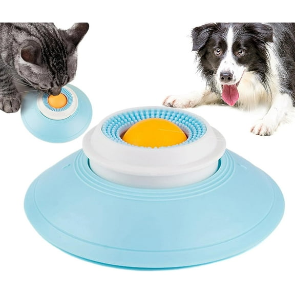 Dog Lick Bowl Dog Cat Licks Toys for Liquid Food, Anxieties Relief Slow Feeder Dog Lick Ball Treat Dispenser