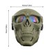 thumbnail image 3 of Motorcycle Shield Riding Skiing Goggles, 2pc Windproof Outdoor Goggles, Foldable Adjustable Sports Glasses, Lightweight Polycarbonate Lens, for Cycling Snowboarding Hiking, Metal Frame, for, 3 of 7