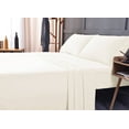 thumbnail image 2 of Mutlu Home Goods Rayon Made From Bamboo Sheets Set, California King Ivory Sheets - Deep Pockets - Wrinkle Free - Ultrasoft - 4 Pieces, California King Size, Ivory, 2 of 5