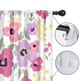thumbnail image 4 of Blackout Kids Curtains,Pioneer Flower Floral Print Pattern Childrens Insulated Curtains Set Of 2,Bedroom Essentials,Toddler Room Decor 52"x63", 4 of 5