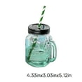 thumbnail image 2 of ACDANC Water Bottle Mason Jars Mason Jar Glass Summer Style Design Cup with Household Drinking Coffee Cup, 2 of 7