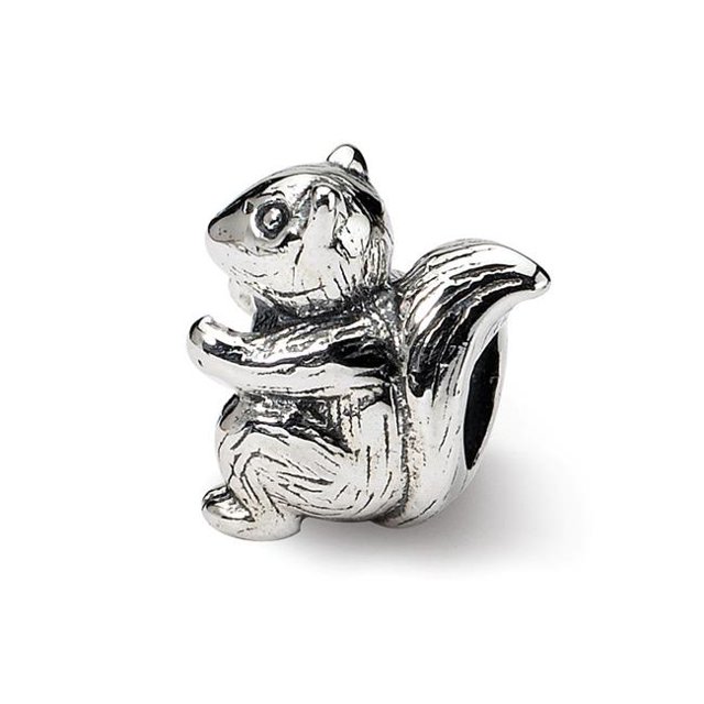 Reflection Perles QRS734 Argent Sterling Perles Squirrel pour Enfants