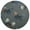Brown-blue Butterfly Pattern, variant on 15 Inch Round Grid Plate Mats Heat Non-Slip Resistant PVC Placemats for Kitchen Dining Table Decor Blue Marine Life Patterns 1PCS