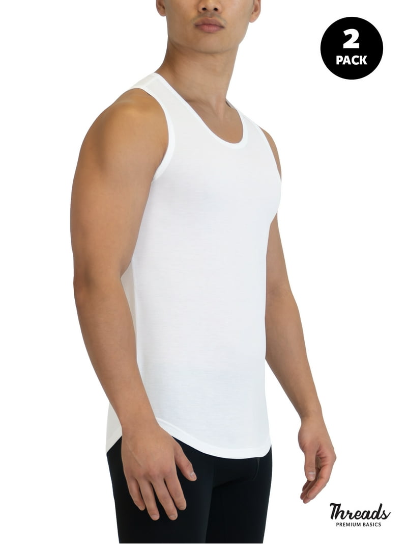 Threads Men's, Ultra-Soft Premium Tank, Moisture Wicking, Anti