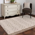 thumbnail image 3 of Rectangle Area Rugs 2.7 x 5 Ft, Beige Pink Floral Non-Slip Residential Carpet, Spring Flowers Indoor Crawling Mats Runner Rugs for Living Room/Dining Room/Bedroom, 3 of 8
