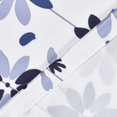 thumbnail image 4 of Alishomtll Modern Blue Flowers Light Filtering Window Curtains, 52 x 63 in (2 Panels), 4 of 7