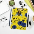 thumbnail image 7 of FMSHPON Bees Flowers Yellow Honeycomb Clipboard Hardboard Wood Nursing Clip Board and Pull for Standard A4 Letter 13x9 inches, 7 of 7