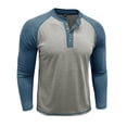 thumbnail image 5 of Nafuu Males T Shirts Multicolor Henley Long Sleeve Soft Blend Tee For Casual Wear And Layering Comfort Breathable Vacation Classic Tees Men, 5 of 7