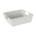 thumbnail image 6 of Simplify 2 Pack Shelf Storage Baskets in Woven Heather Grey, 6 of 10