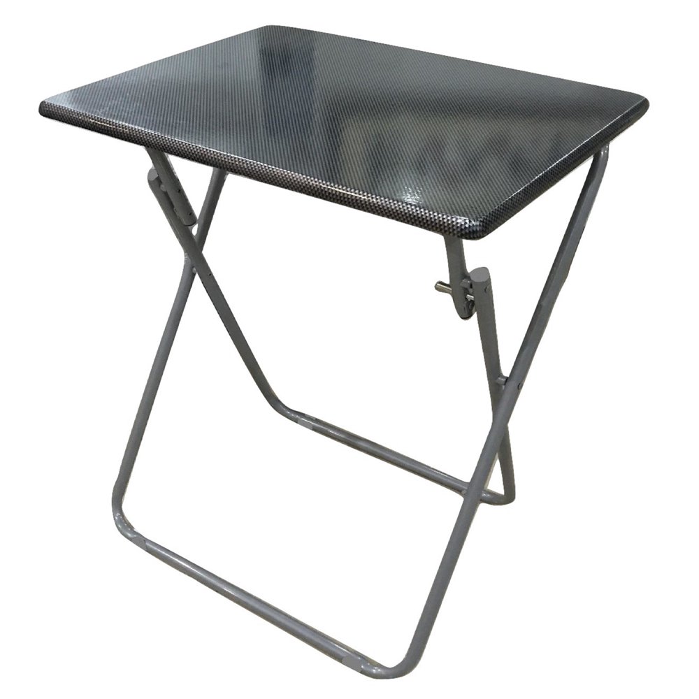 Storage Solutions 29 inch Black Veneer Folding Jumbo Wooden Table TV