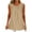 Khaki, variant on Women Linen Asymmetric V Neck Sleeveless Boho Casual Vacation Beach Loose Tank Tops, Mint Green XL