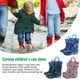 thumbnail image 5 of Yuarrent 2 uds. Botas de lluvia para niños con asa, botas de lluvia flexibles impermeables para bebés de media pantorrilla, botas de agua Botas Deportivas Dinosaurio de sello completo crecimiento15cm, 5 of 6