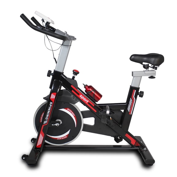 Cirui Exercise Bike Stationary Indoor Bike Eexercise with LCD Display,Electric bike exercise with Adjustable Resistance,Cycling Exercise Bike Suitable Cardio Workout,Max Weight 330 lbs for Home