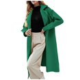 thumbnail image 4 of Vedolay Women's Tops Casual Jackets for Womens Button Down Long Sleeve Casual Jacket Coat With Pockets,Green XL, 4 of 5