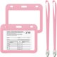 thumbnail image 1 of Protectores De Tarjetas De Vacunación Portatarjetas De Identificación Transparentes Con Cordones Para Profesores Estudiantes Enfermeras 2 Uds matsuzay EL017151-02, 1 of 5