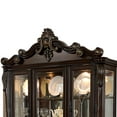 thumbnail image 3 of Zenie Buffet Cabinet and Hutch, Classic Carved, Cherry Brown Solid Wood, 3 of 6