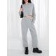 thumbnail image 2 of Lucakuins, conjunto de pijamas para mujer, 2 piezas, ropa de salón, trajes de Color sólido con cordón, sudaderas con capucha, Tops cortos y pantalones, ropa de dormir, trajes Lucakuins moda, 2 of 8
