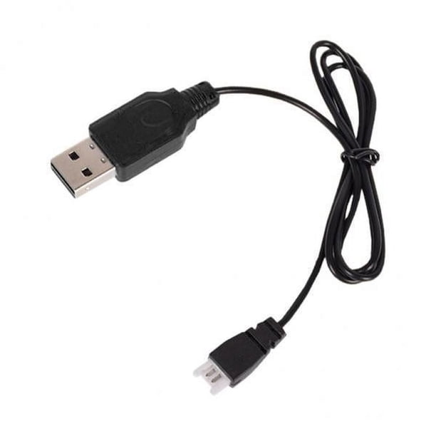 4x Cable de Carga de 3,7 V Cable de Carga de RC Cable de Alimentación Fuente de Alimentación Cable de Cargador de Carga de Batería USB de 4 piezas