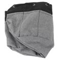 thumbnail image 2 of Bolsa de almacenamiento de herramientas con 17 bolsillos, organizador de bolso de herramientas de jardín portátil de lona, negro + gris, 2 of 8